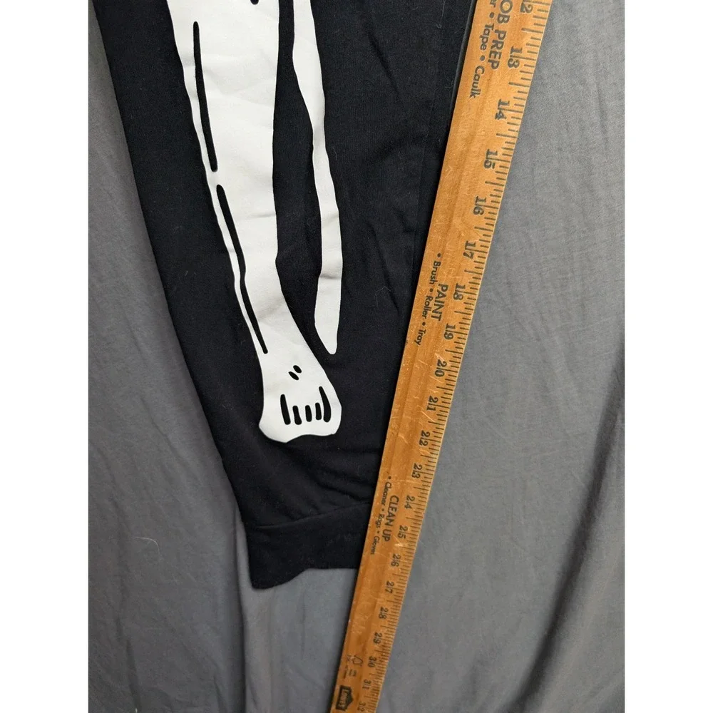 old navy skeleton bones one piece pajamas‎ loungewear, unisex medium xl